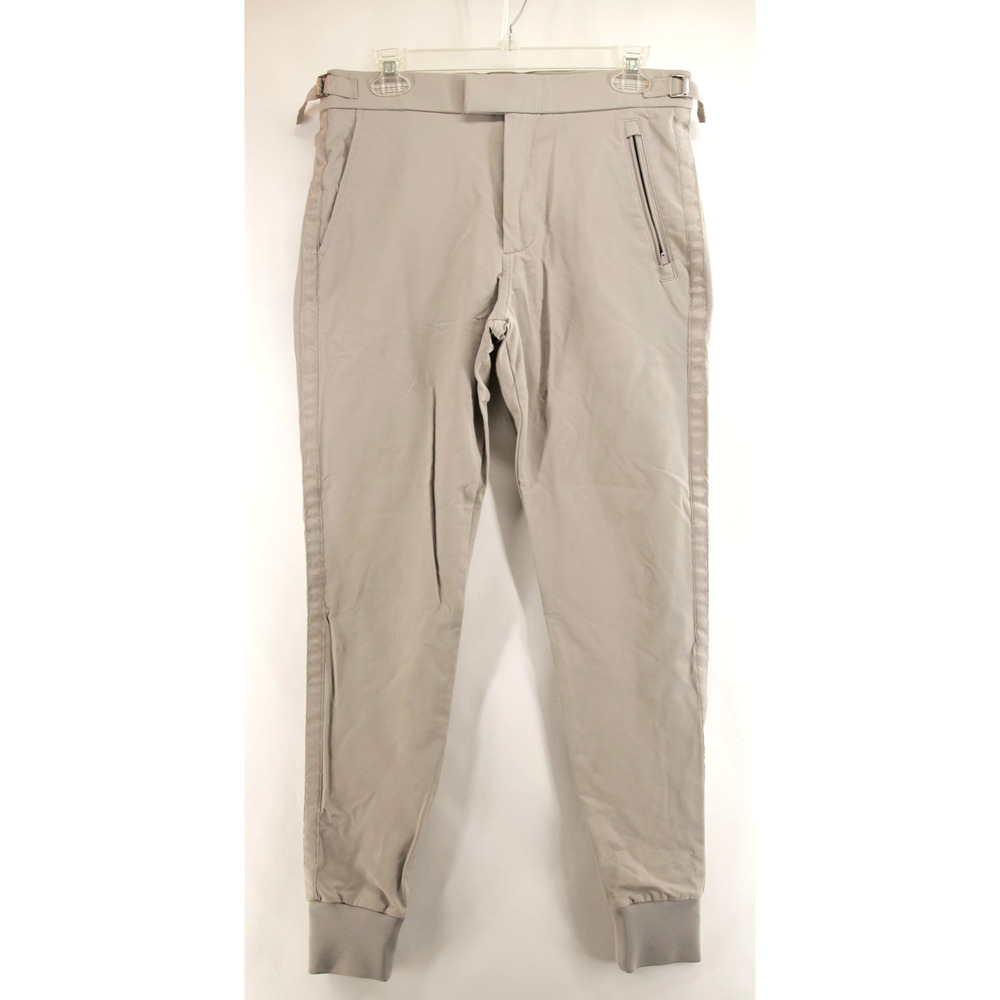 Greyson Jogger Mens 31x30 Beige Stretch Performance Slim Fit Golf Pants